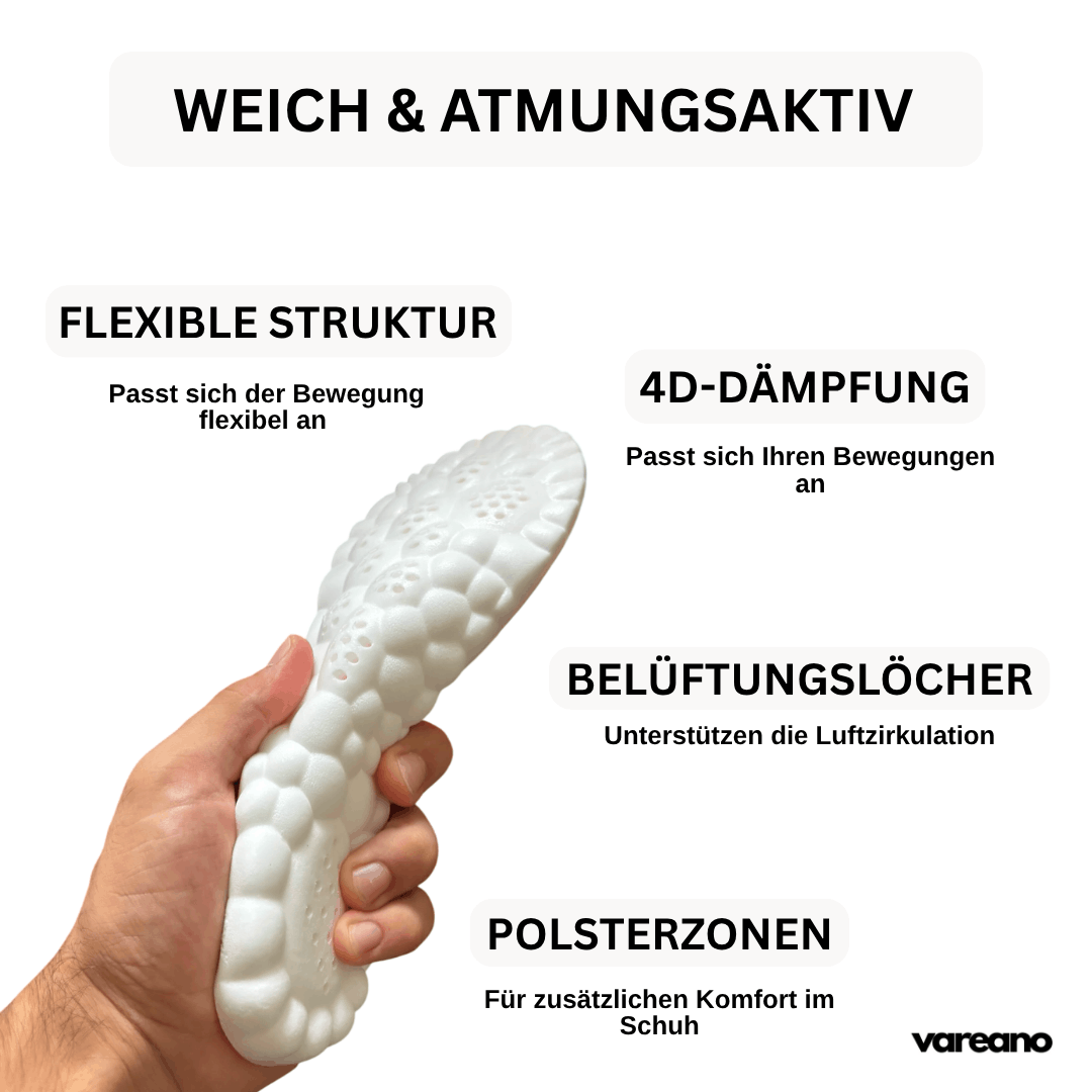 Vareano 4D Komfort-Einlegesohlen
